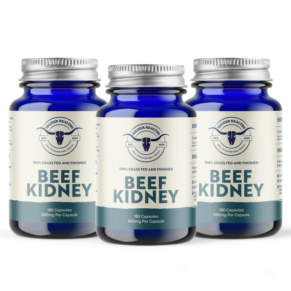 3 Pack - Beef Kidney