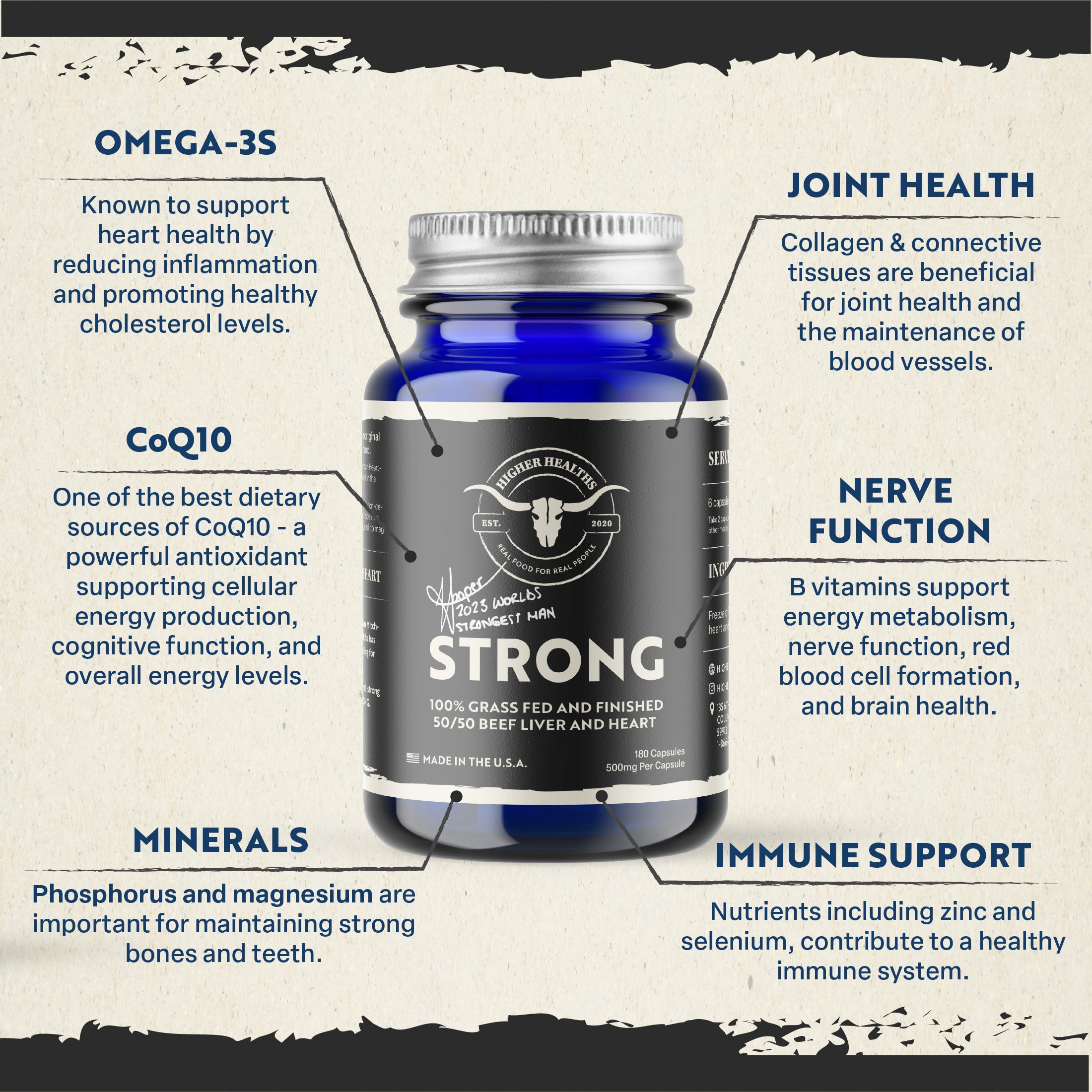 SUBSCRIBE & SAVE! STRONG - 50% Beef Liver, 50% Beef Heart