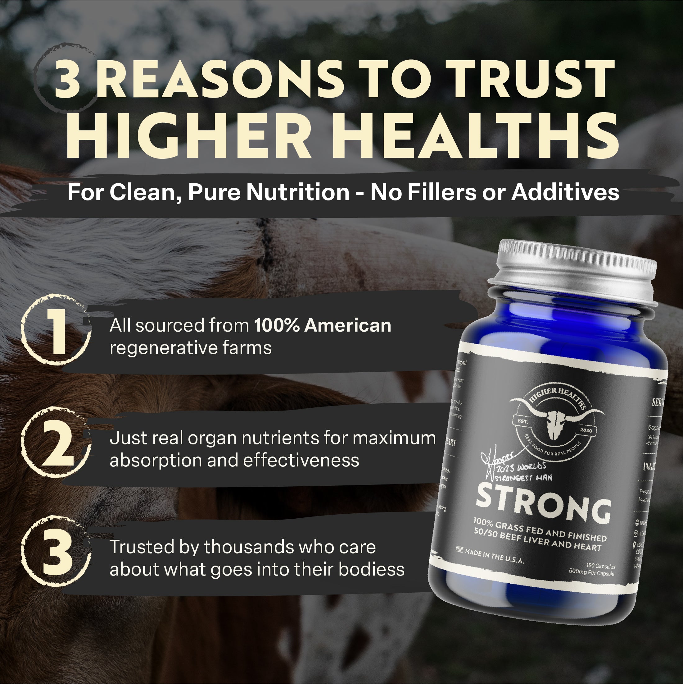 SUBSCRIBE & SAVE! STRONG - 50% Beef Liver, 50% Beef Heart