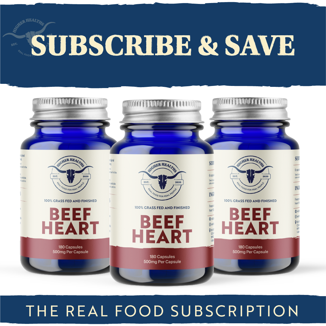 SUBSCRIBE & SAVE! Beef Heart - Antioxidant Abundant